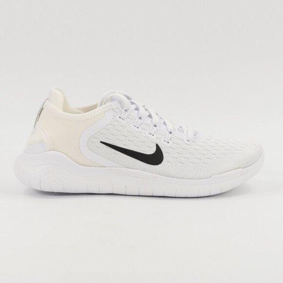 Nike Women's Free RN 2018 'White Black' 942837-100 Multi Size